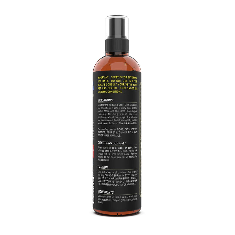 MISTER BEN'S Original Miracle Hot Spot Itch Skin Spray – Advanced Relief Formula - Herbs + Colloidal Silver 50 PPM - Dogs Cats Horses Pets – All-Natural Topical Treatment for Irritations and Wounds - PawsPlanet Australia