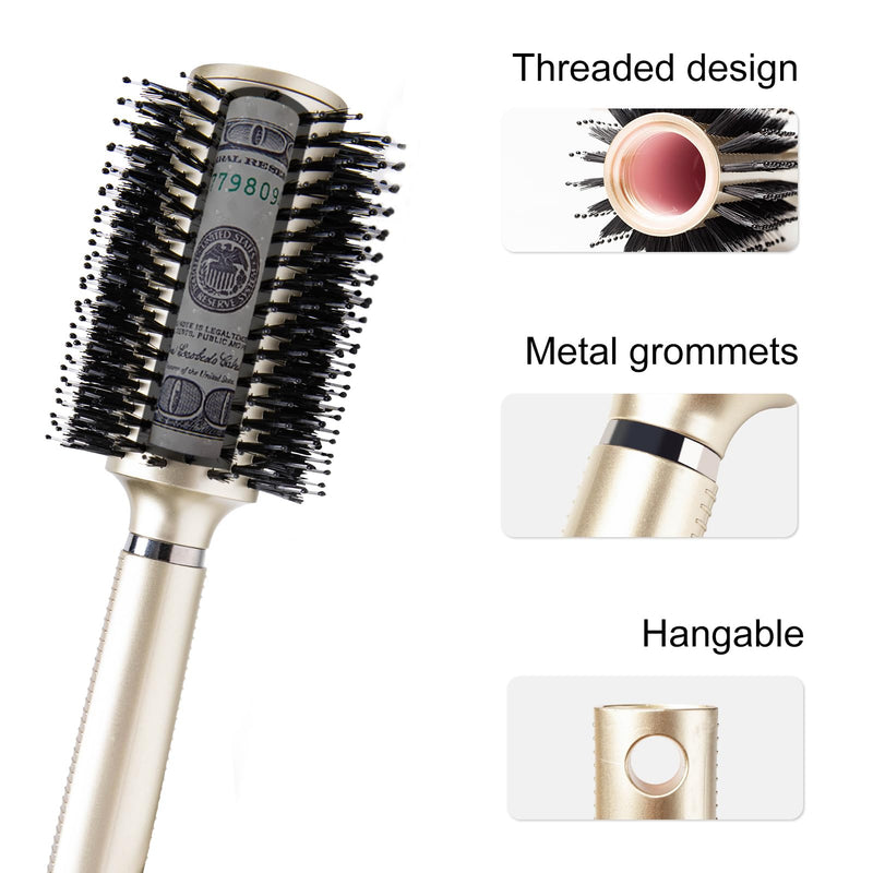 Hair Brush Diversion Stash Safe,Can Safe to Hide Money,Secret Stash Safes,Perfect for Travel or At Home (gold) gold