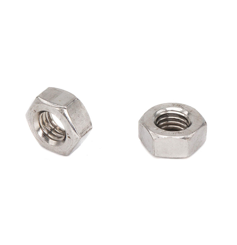 cSeao 50pcs 5/16-24 Hex Nuts,304 Stainless Steel, Plain Finish SAE