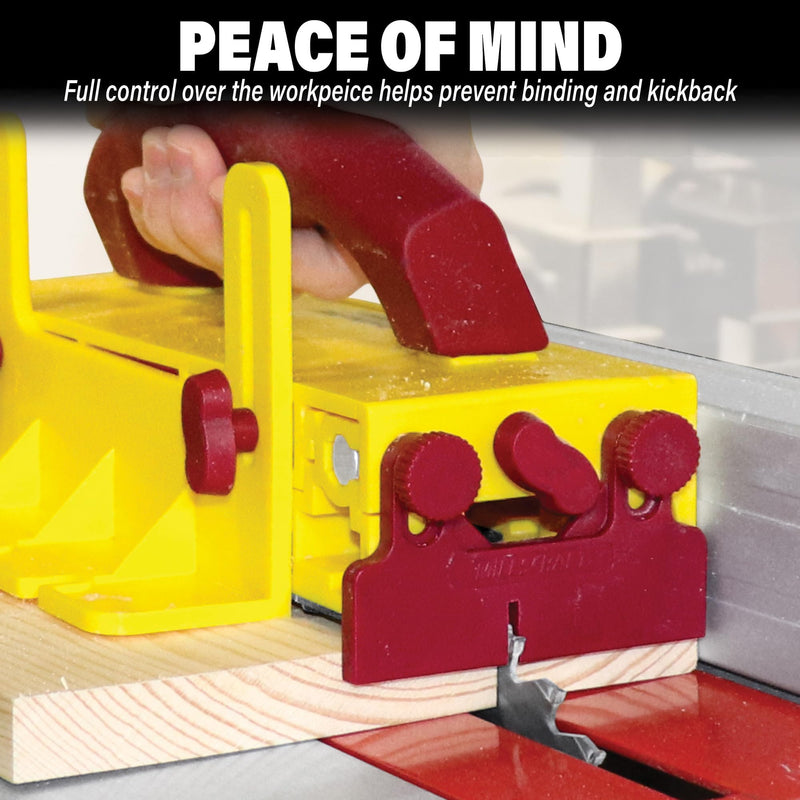 Milescraft 3406 GrabberPRO - Push block for Table Saws, Router Tables, Band Saws & Jointers