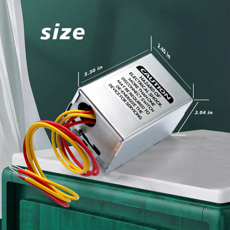 40003916-026 Replacement Actuator for V8043E 5000 Series Zone Valves Actuator Motor 2-Way 4-Wire Normally Closed 40004850-001 Compatible with Honeywell, 24Vac 50/60Hz Head for V8043E with end Switch