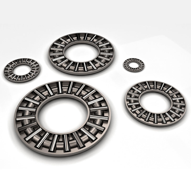 uxcell NTA1220 Thrust Needle Roller Bearings with Washers 3/4" Bore 1-1/4" OD 5/64" Thickness 4pcs 3/4" x 1-1/4" x 5/64" 4