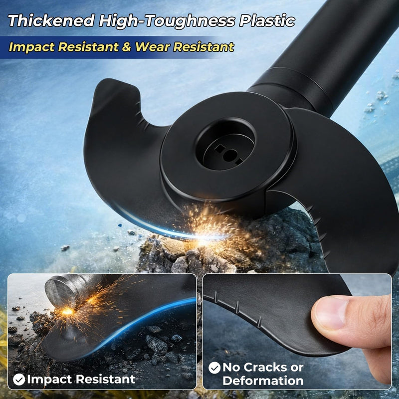 Trolling Motor Propeller Blade Weedless Wedge 2 Prop Compatible with Minn Kota MKP-33 Ulterra Terrova 80lb/101lb Replace#: 1865018