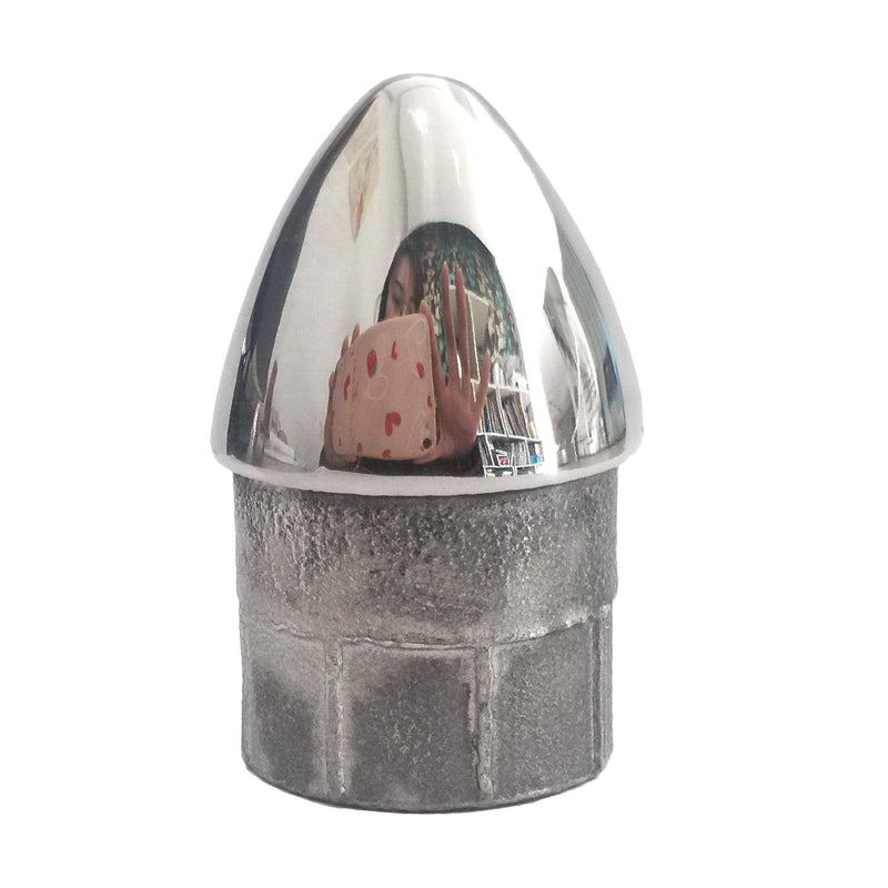 Pair of for 7/8 inch Tube/Pipe Insert Bullet Cap 316Stainless Steel Marine Hardware For 1" tube/pipe