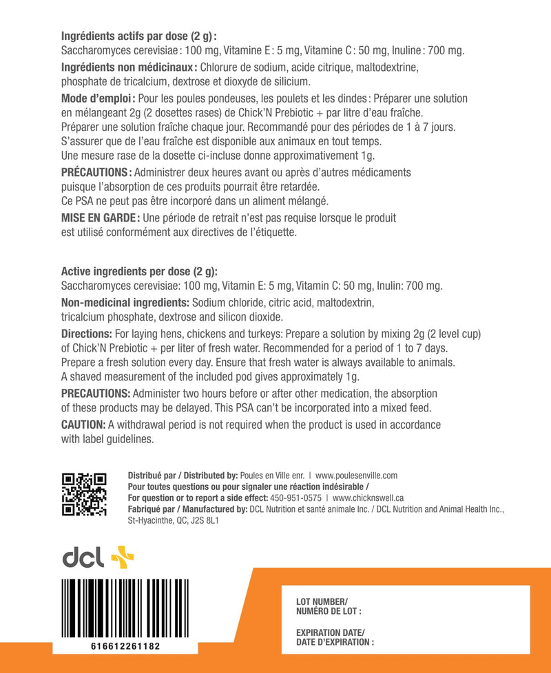 ChicK'N Swell Poultry Prebiotics from Chick'n Prebiotic+ | Supplement with Vitamins for Backyard Chickens and All Poultry of All ages-10.5 oz. - PawsPlanet Australia