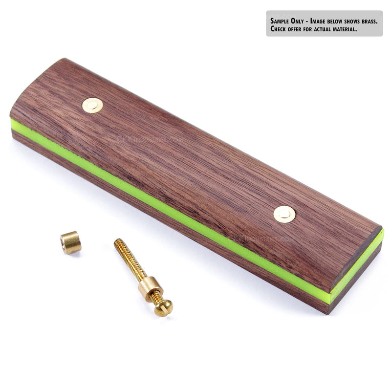 Loveless Fasteners (10 Pack) with Step Drill for DIY Handles & Knife Handle Repair - USA Size (0.312 x 8-32US x 1.15 Inch) - (Brass/Brass) (0.312 x 8-32US x 1.15 Inch) (10)(Brass Heads/Brass Screw) + (1)(Step Drill)