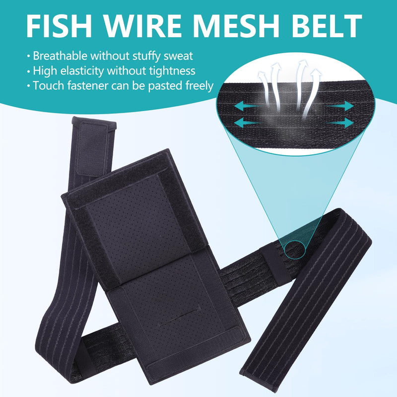 Breathable Feeding Tube Belt, Concealed and Comfortable Gastric Stoma G-Tube Accessories, Peritoneal Dialysis Belt, Adult Dialysis Feeding Tube Supplies with Large Square Feeding Tube Bag