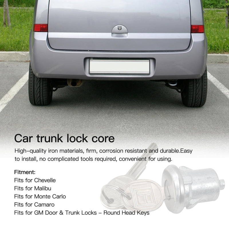654394765282 Door Lock Cylinder & Keys Door Trunk Key Set Doors/Trunk Lock Key SetReplacement for Camaro