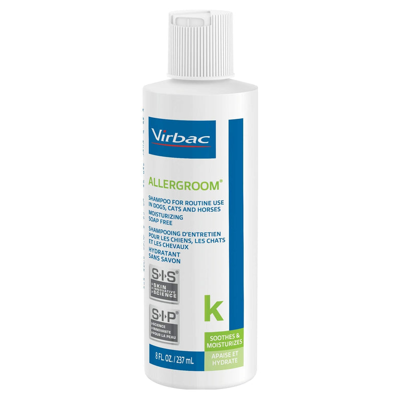 Virbac Allergroom Pet Shampoo For Dogs, Cats & Horses (8 oz) - For Normal or Dry Skin - PawsPlanet Australia