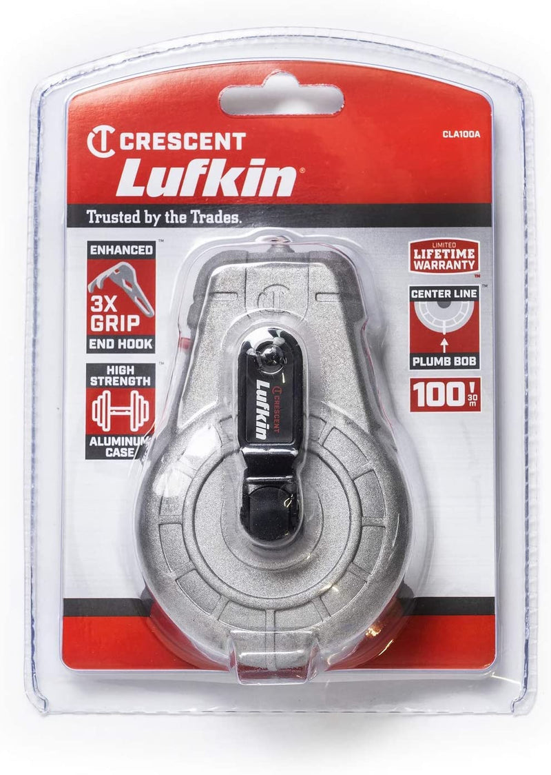 Crescent Lufkin 100' Aluminum Chalk Reel - CLA100A