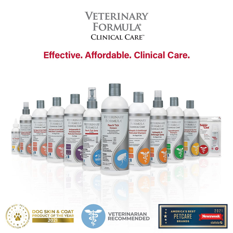 Veterinary Formula Flea and Tick Spray for Dogs 16 oz Flea & Tick Shampoo - PawsPlanet Australia