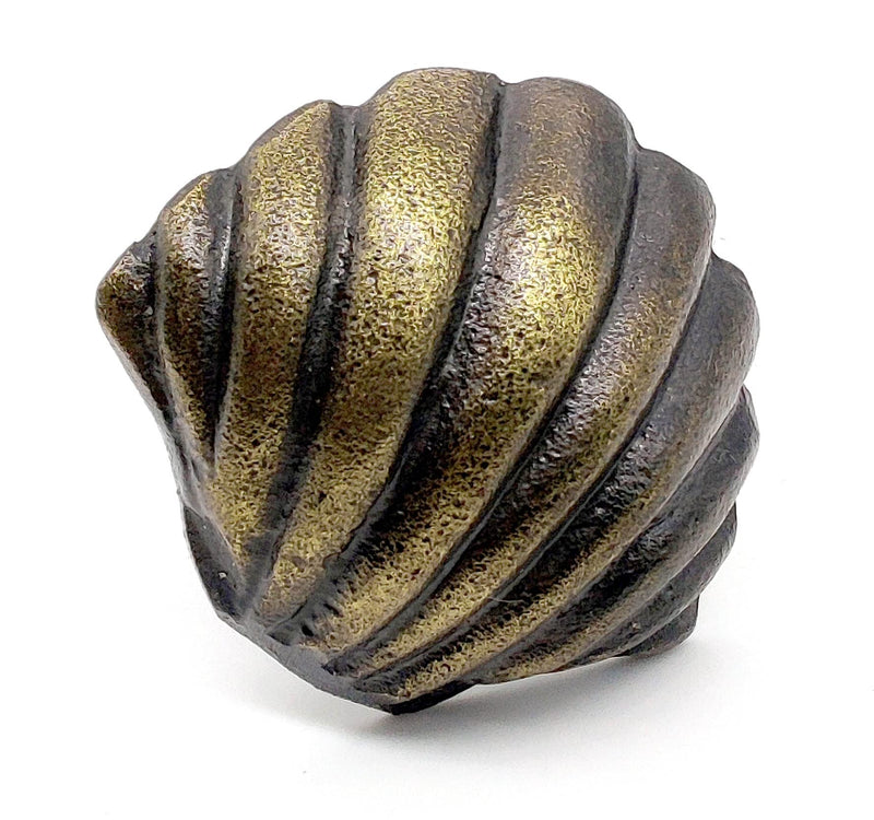 5MOONSUN5's Ocean Theme Cast Iron Door Knobs/Drawer Pulls Dresser Door Knobs for Cabinets, Wardrobes & Kitchen Cupboards/Pull and Push Handle Knobs Handmade Classic Hardware Decor Set of 6