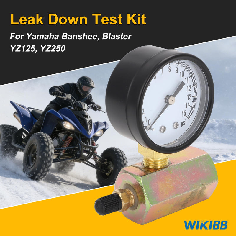 Two Stroke Leak Down Test Kit for Yamaha Banshee, Blaster, YZ125, YZ250-26mm to 41mm Carburetor Engine Air Leak Tester