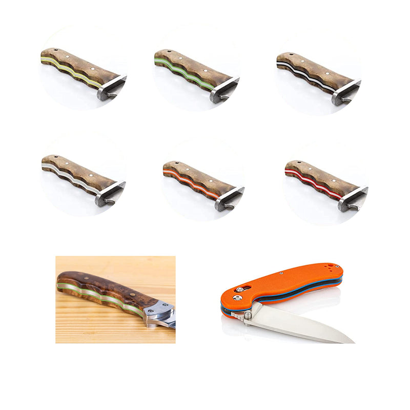 7 Pcs G10 Spacer Sheet 10 x 4 x 0.04 Inches | G10 Knife Handle Spacer Material,Scale Liners Material for Knives Making Tool Kit,7 Colors,Scales Slabs Making Supplies