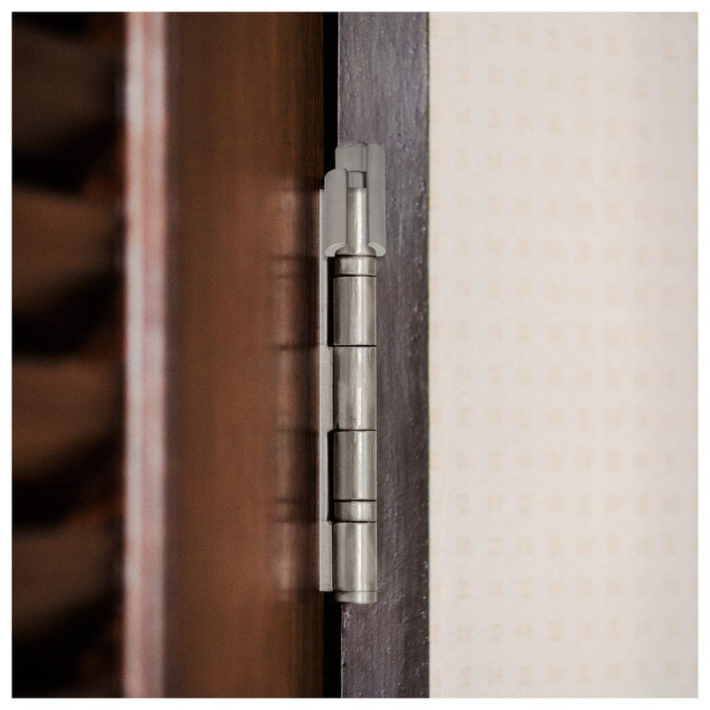 Nuk3y Door Saver 2 II Hinge Pin Stop Fits All 3" to 4-1/2" Residential Hinges (Satin Nickel) Satin Nickel