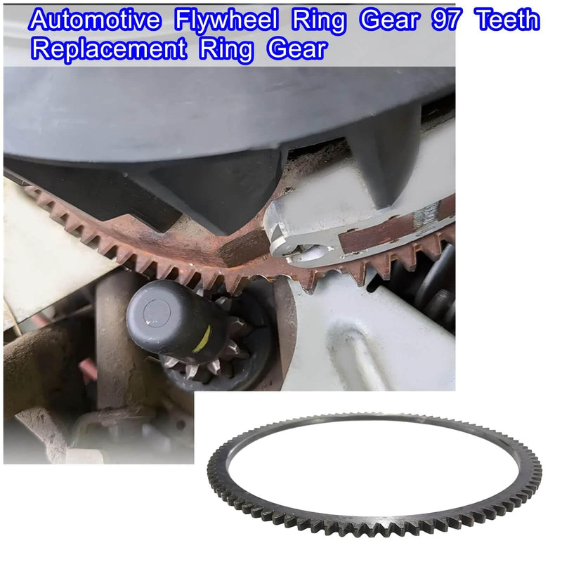 97 Teeth Flywheel Starter Ring Gear, Compatible with Kohler Command V-Twin flywheels & Kohler Courage，Replacement Ring Gear,Automotive Flywheel Ring Gear 97 Teeth
