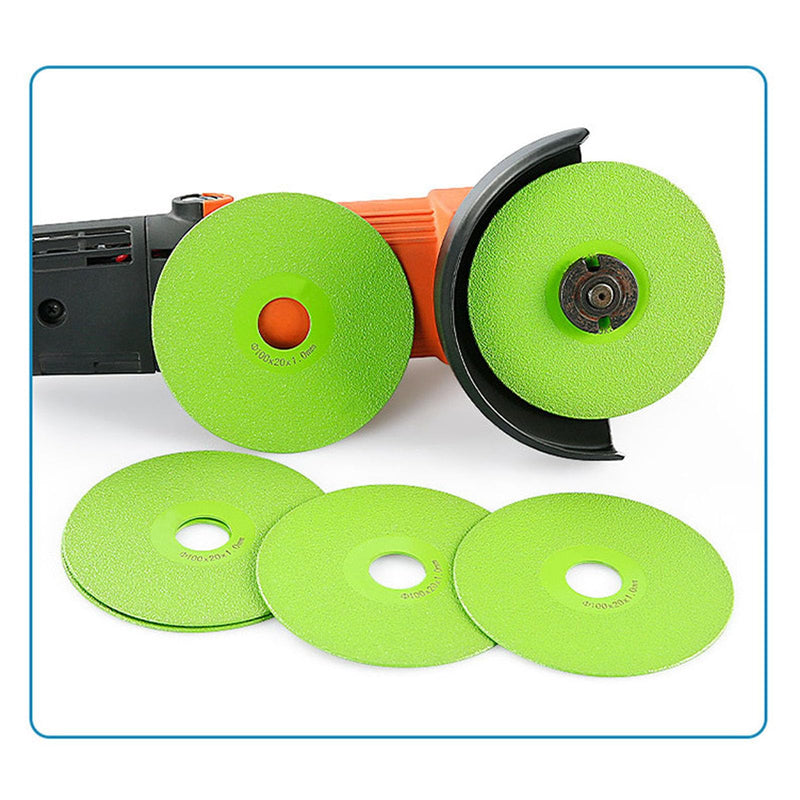 Rock Slab Grinding Disc, Glass Cutting Disc, Klyzor Glass Cutting Disc, Indestructible Disc for Angle Grinder, Rock Saw for Cutting Rocks (3 PCS) 3 PCS