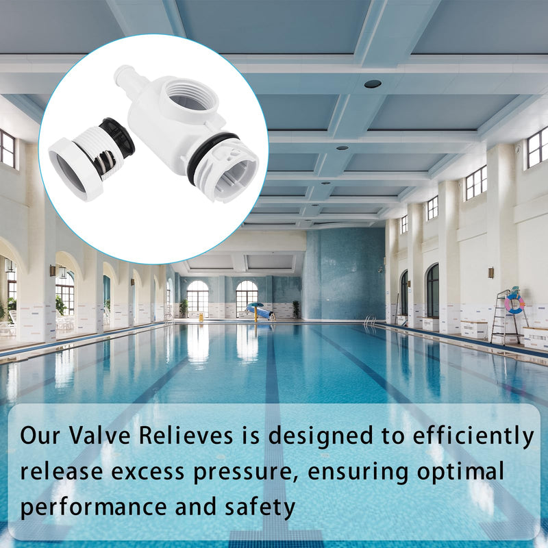 2 PCS 9-100-9002 UWF D29 Quick Disconnect Pressure Relief Valve Replacement for Polaris Zodiac 180 280 380 Pool Cleaner Set (2) 2