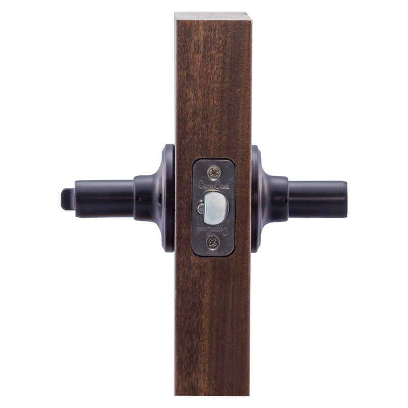 Copper Creek ZL2240TB Contemporary Keyed Entry Zane Non-Handed Lever, Tuscan Bronze