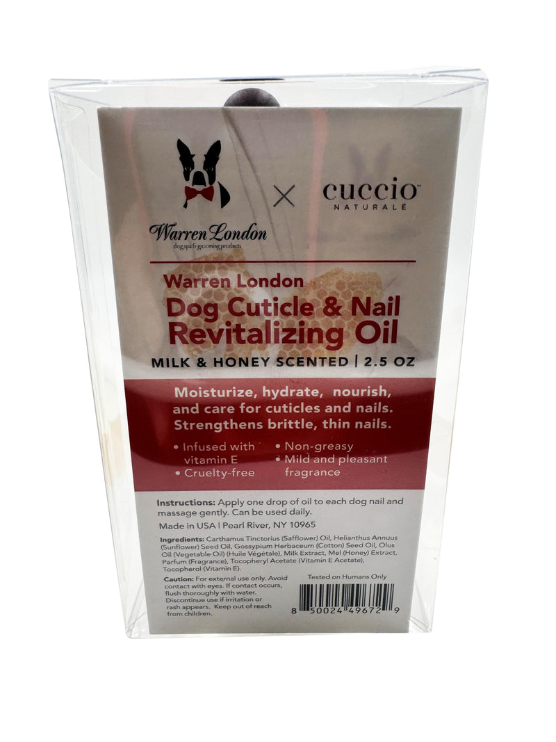 Warren London Dog Cuticle & Nail Revitalizing Oil | Moisturize, Strengthen, and Nourish | Vitamin E - Cruelty-Free, Non-Greasy Formula | Gentle Daily Care for Healthy Dog Nails & Paws - PawsPlanet Australia