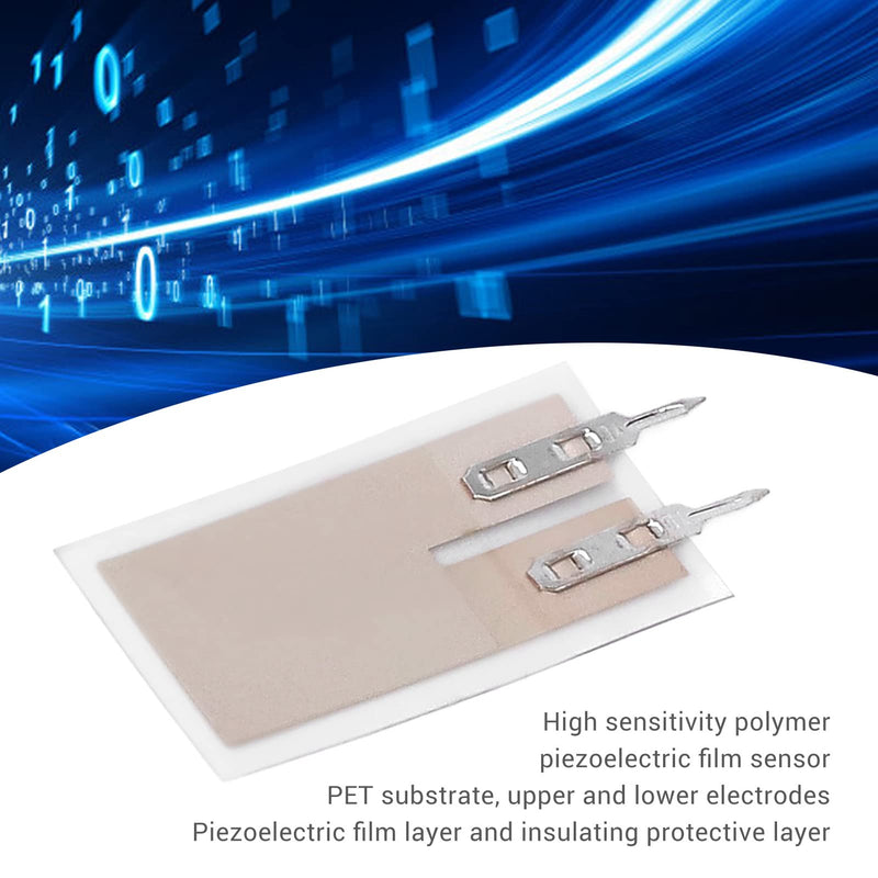 Piezoelectric Film High Sense Sensor Flexible Polymer Film Sensor, Micro Force Pressure Transducer for Measuring Physiological and Physical Phenomena
