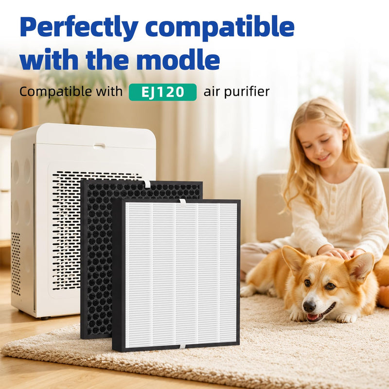 EJ120 Replacement Filter for Oransi EJ120 Air Purifier 2-pack