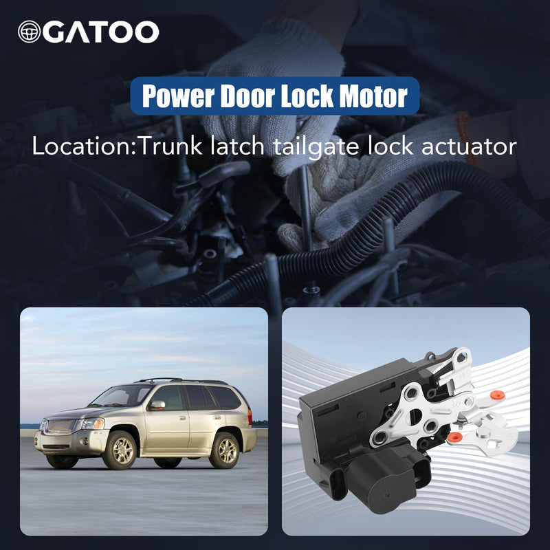 Tailgate Lock Rear Liftgate Door Actuator Hatch Trunk Latch Fit for GMC Envoy XL Chevy Trailblazer EXT Buick Rainier Isuzu Ascender Oldsmobile Bravada Saab 9-7x 2002 2003 2004 2005 2006 2007 2008 2009