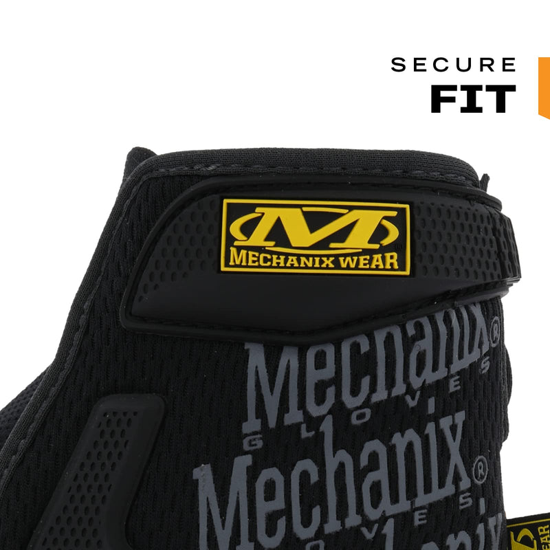 Mechanix Wear Material4x M-Pact Gloves - Abrasion-Resistant Gloves for Hand Safety - Machine Washable - Breathable - Secure Fit - Tear-Resistant - Durable - Brown/Black - Medium