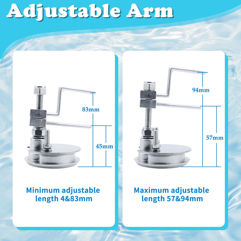 Boat Cam Latch Stainless Steel 316 Marine Hatch Cam Latch Style, Flush Pull Mount Includes Installation Screws Marine Hatch Deck Hardware Ideal for Ships, Yachts, RVs 1 Pcs/2Pcs/Lock/Non-Lock 1Pcs,Lock