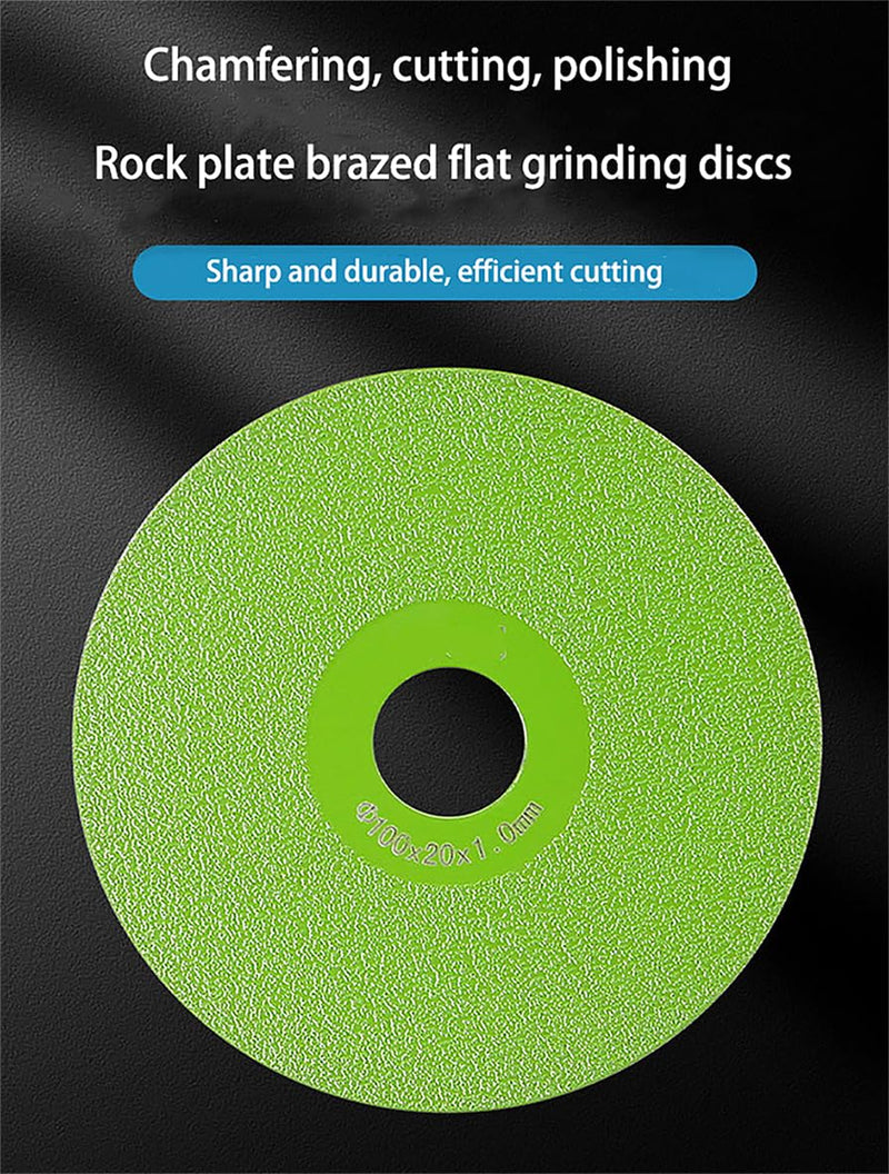 Indestructible disc 5.0 -Rock Plate Flat Grinding Blade, Ceramic Tile, Marble Edge Trimming, 45 Chamfer Grinding Cutting Blade, Ultra Wide fine Sand Sweeping Saw Blade (3) 3