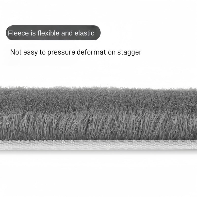 33 Ft Self-Adhesive Weather Stripping Door Seal Strip for Door Window, 0.35" Wide x 0.2" Thick, Gray