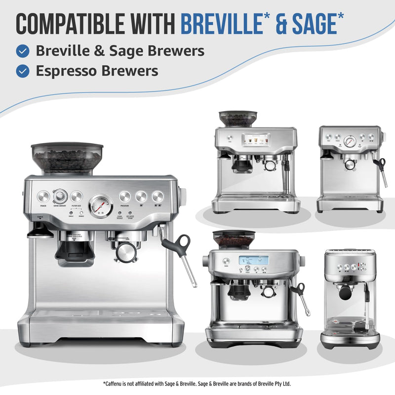 Breville Compatible Cleaning Tablets. 10x 1.4G Espresso Machine Cleaning Tablets. Breville Accessories, Cleans Portafilter & Internal Inaccessible Areas. Coffee Cleaner, All Breville & Sage Machines.
