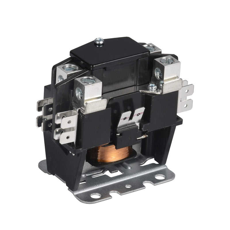 SUNLEE UL 1 Pole 40 Amp Contactor with 24V Coil for AC Air Conditioner Condenser Heat Pump Universal Fit 1P 40A 24V