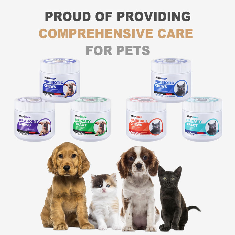 MARIMER Hip & Joint Chews for Dogs – Glucosamine, MSM, Chondroitin, Turmeric & Omega-3 – Mobility Chews for Dogs with Green Lipped Mussel & Eggshell Membrane – Chicken Flavor – 100 Soft Chews
