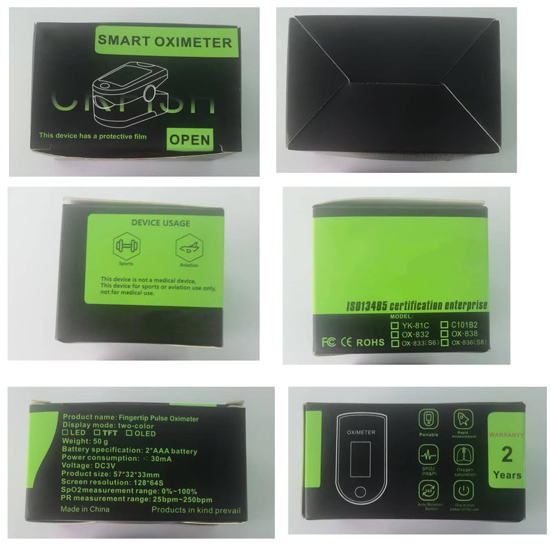 Blood oxygen meter finger, Oxygen meter finger pulse oximeter, Pulse oximeter for kids and Adult, Oxymeter Pulse OX for Sports Aviation Use Pink1 PINK