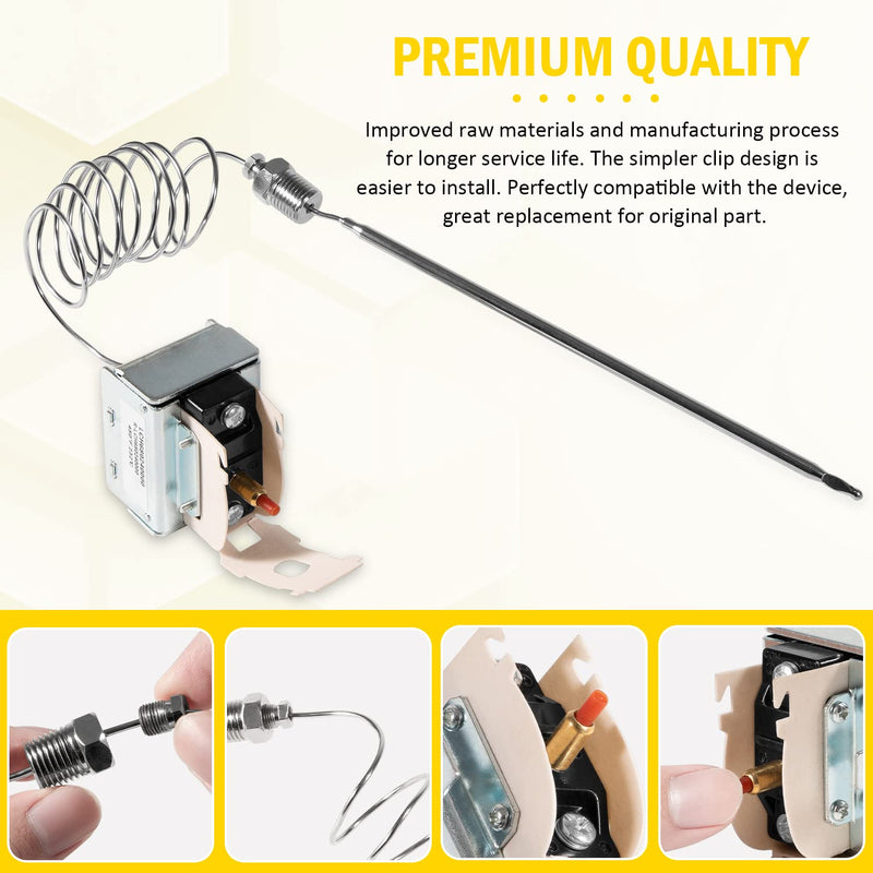 PP10084 High Limit Switch for Pitco Frying Equipment, Use for for Electric Or Gas Fryers,LCH Hi-Limit 450 °F Fixed