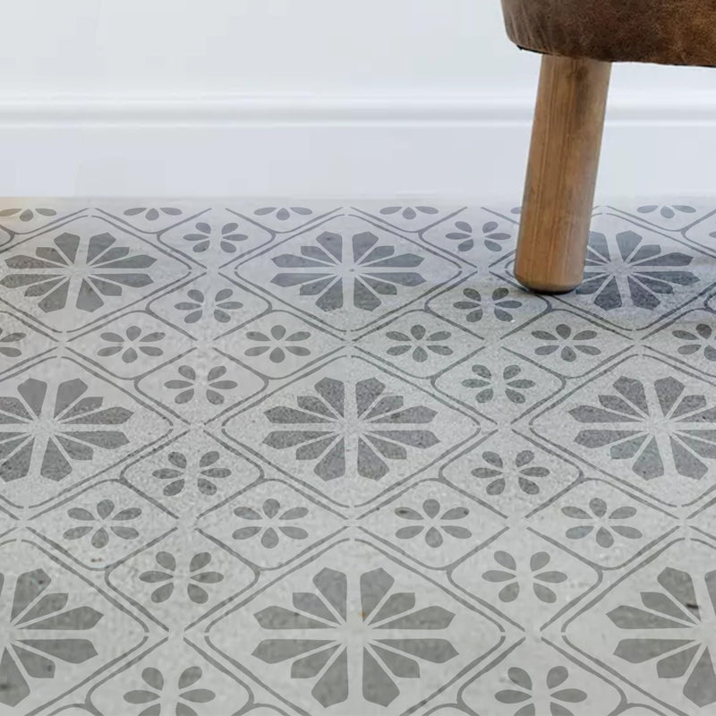 HELLATHUND 4Pcs Reusable Tile Stencils 12x12, Concrete Stencils for Patio, Large Stencils for Painting Floors, Wall Stencils for Painting (12x12inch) 12x12inch