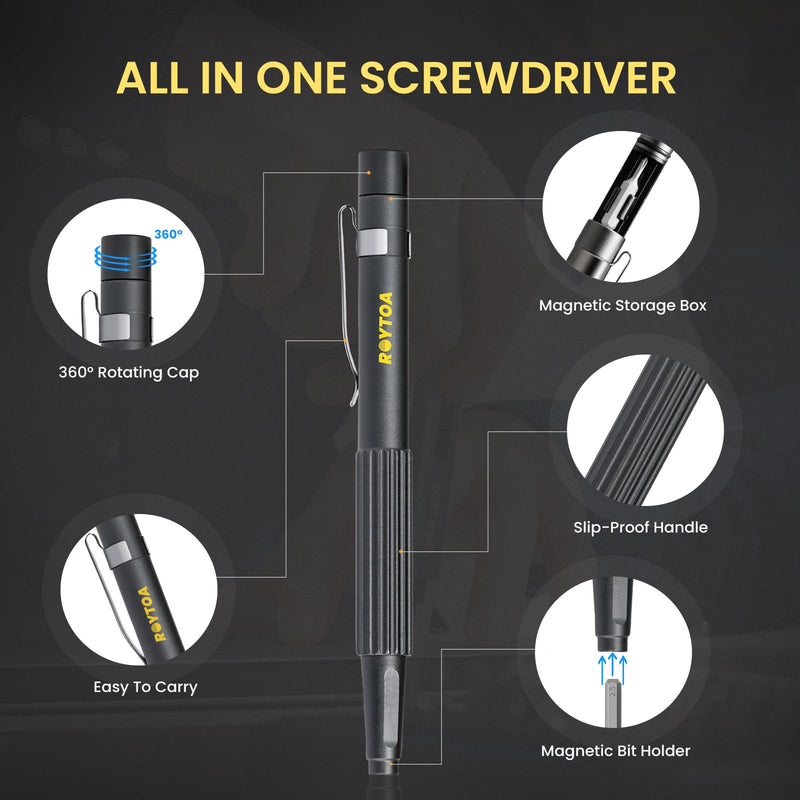 81-in-1 Mini Electric Screwdriver Set with 4 Torque Settings，3.7V Precision Screwdriver Set,500mAh Battery Cordless Screwdriver Repair Tool Set for,Electronics,Watches,Glasses,Cameras