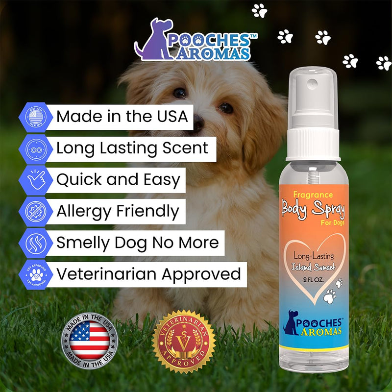 Pooches Aromas Natural Dog Cologne | Premium Grooming Spray | Long Lasting Spray | Deodorizing & Refreshing For Dogs, Adult Canines and Puppies | Aromas Scent to Refresh the Skin(Pack of 6) 2 Fl Oz (Pack of 6) - PawsPlanet Australia
