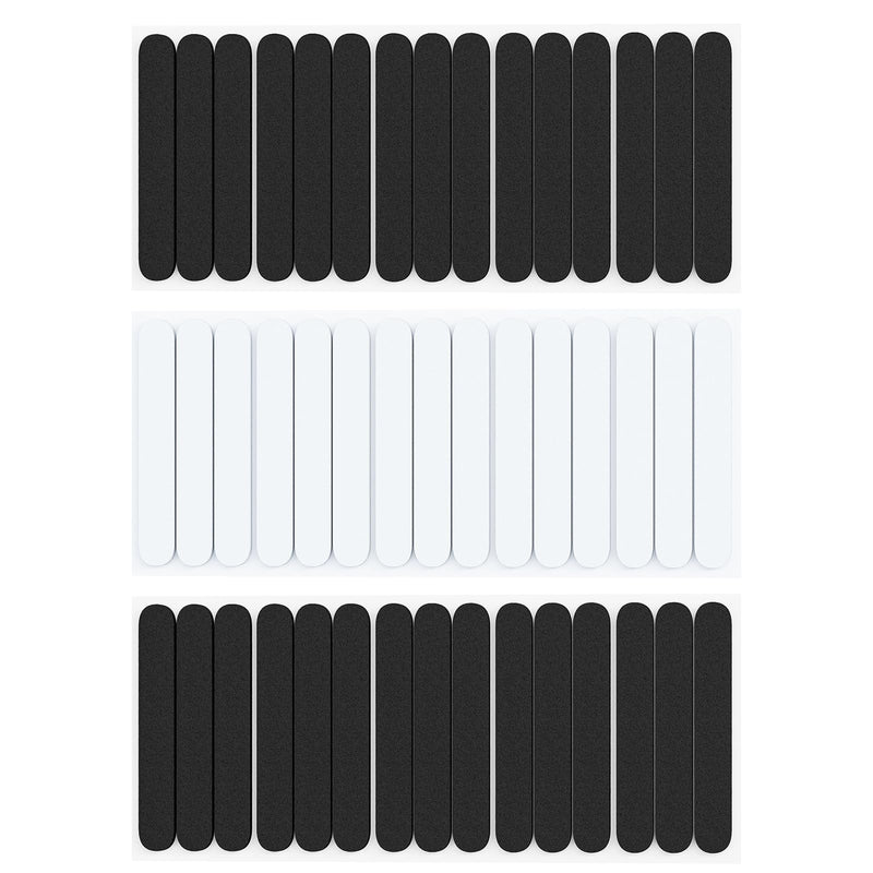 45pcs Hat Size Reducer, Hat Sizer Reducer Insert, Make Smaller Sweatband, Self Adhesive Resizer Foam Tape for Hat Cap, Black and White