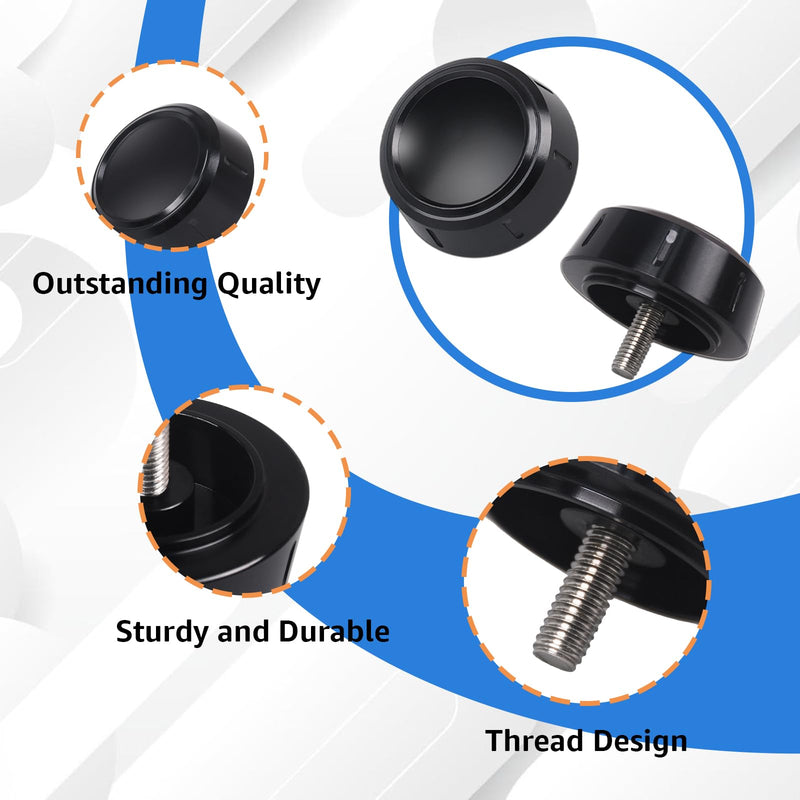 for Garmin Bail Mount Knobs VHF 115/215 Echomap Gpsmap,f/7x3 Series(2-Pack) | The corrosion-resistant solid aluminum design Replacement Stand Knob Compatible with Garmin Device