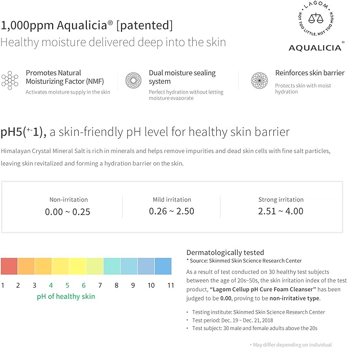 LAGOM pH Balancing Foam Cleanser, 4.2 fl oz (120 ml) (Makeup Remover, Facial Cleanser, Genuine Japanese Product) Cleansing Fruit - NewNest Australia