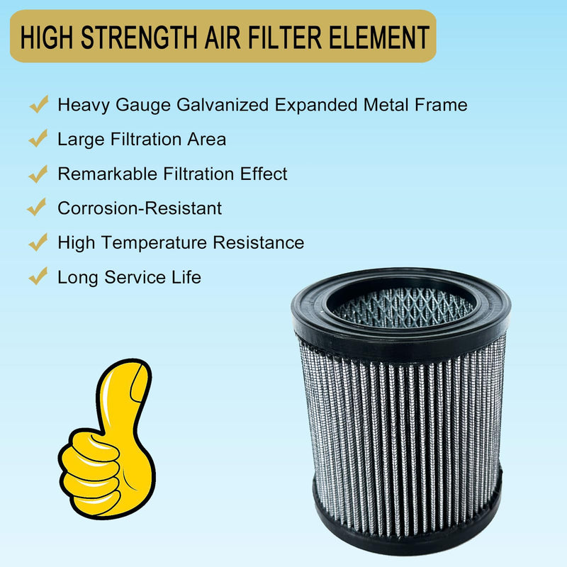 1 Pcs 32012957 Air Filter Replacement Fit for Ingersoll Rand Air Compressor 32165466 32012940 110377E100 2545 7100 3000 10T2 15T4 H15T4 TS7-TS15 32165466 54726518 32127482 32019787 42406 1R417 P5051A 1
