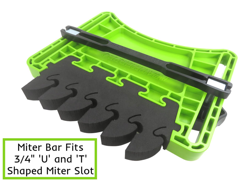 BOW Products FeatherPRO FP1 - Featherboard for Tables Saws, Router Tables and Band Saws - EVA Feathers that Reduce Kickback - Woodworking Tools and Safety Accessories