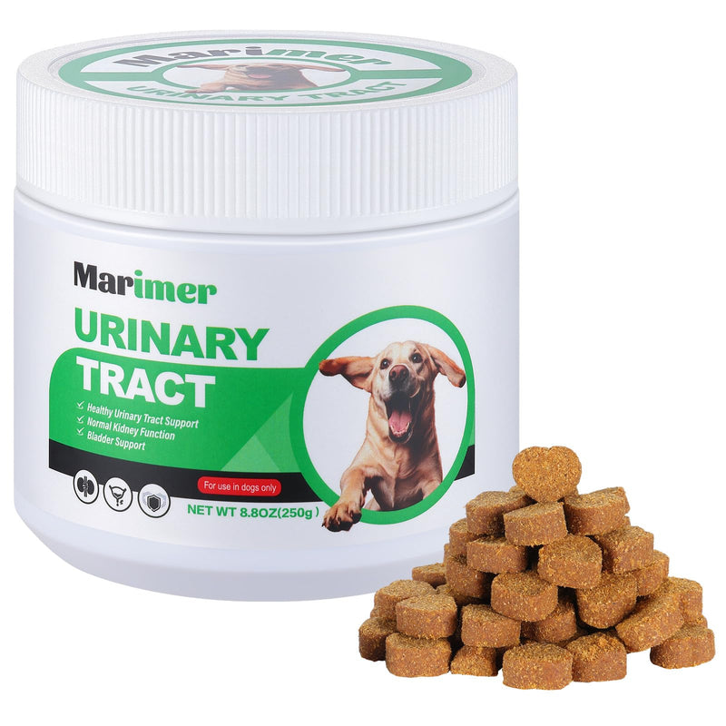 MARIMER Urinary Tract Support for Dogs – Cranberry, D-Mannose, Marshmallow Root & Vitamin C – Soft Chews for Bladder & Kidney Health – Chicken Flavor – 100 Count – for Dogs