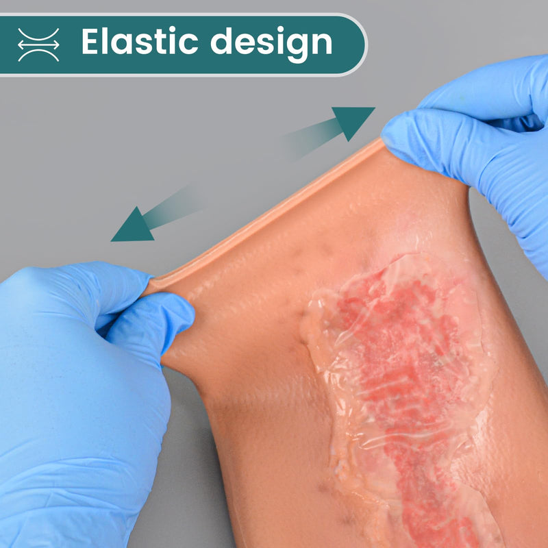 Abrasion Wound Care Training Sleeve, Wound Packing Trainer for Medical Education Abrasion Wound