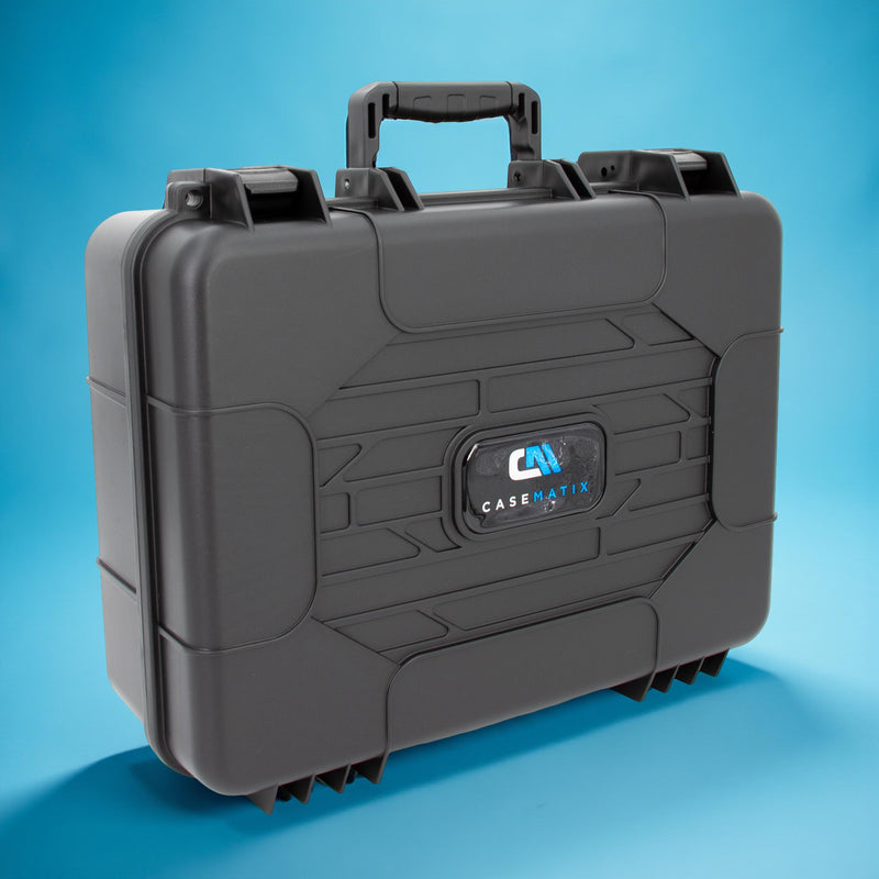 CASEMATIX Home Video Projector Hard Case Compatible with PowerLite and Home Cinema DLP WXGA 1080p 3D Projectors for Select Models Pro EX9200, 1781W, 1761W, 1284,640, 740HD, 1040 and More, Case Only 16 Inch Black