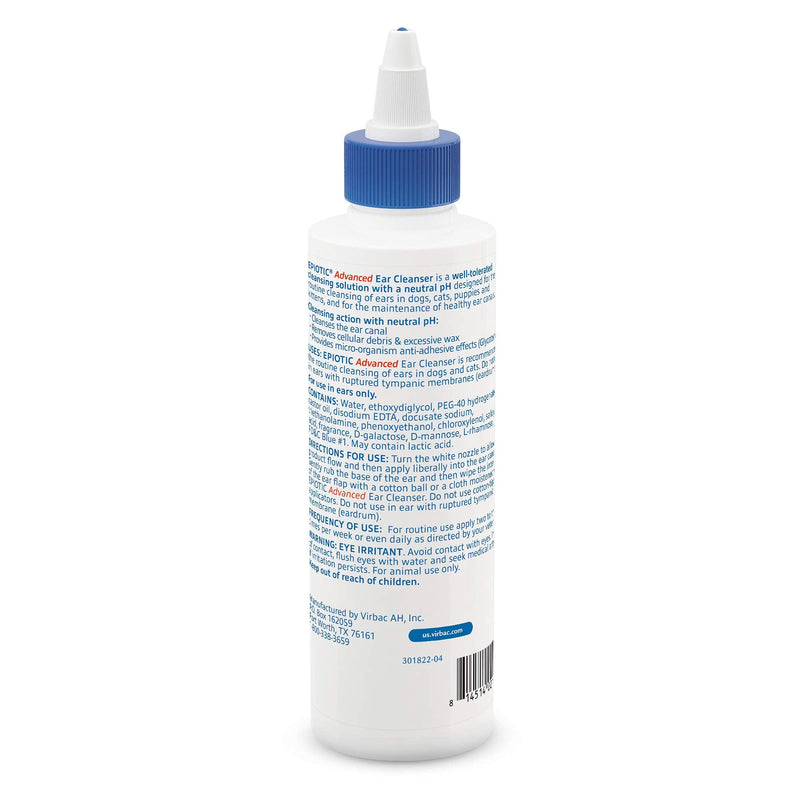 Virbac Epi-Otic Advanced Ear Cleaner, 8 oz - PawsPlanet Australia