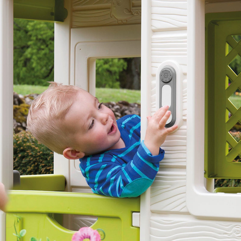 Smoby - 810917 Electronic Doorbell - Smoby - Outdoor Home Accessory - Suitable for Ages 2 and Above - Grey - NewNest Australia