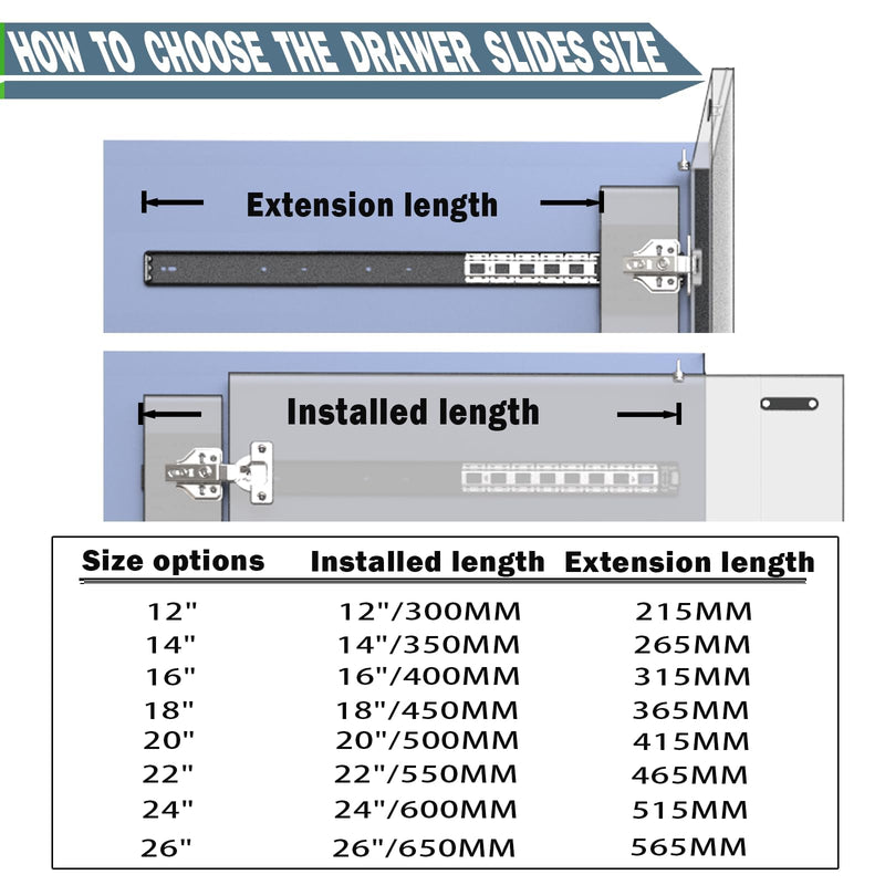 Cabinet Pocket Door Slides, Hidden Sliding Hardware for Inset Doors 16"/400mm 2.0